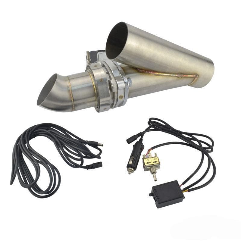 SPEEDWOW 2.5 Inch Dual Electric Exhaust Cutout Valve Remote Switch
