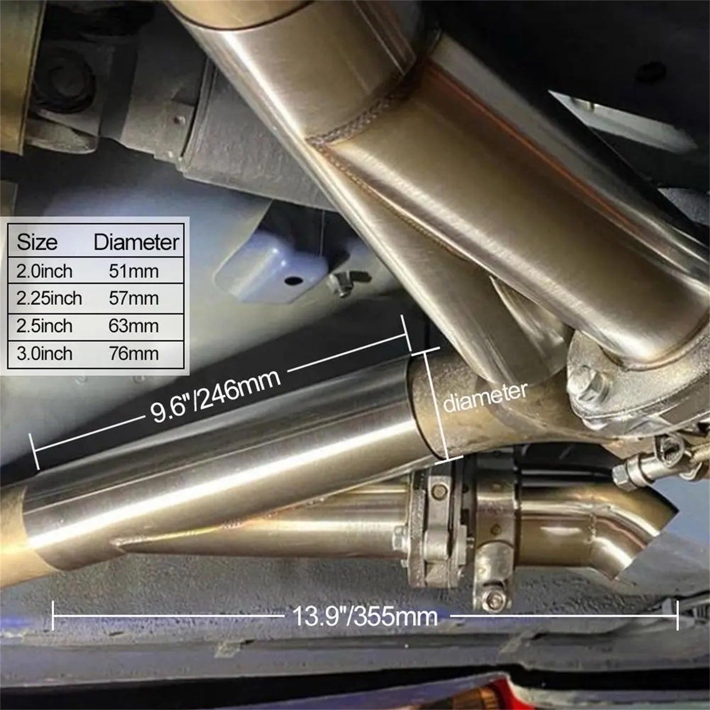 2.5" Single Electric Exhaust Cutout with Manual Switch