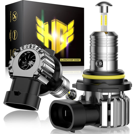 360¡ã Full IIlumination T6F 9006/HB4 60W 6500K White 20000LM IP68 LED Headlight Bulbs 2 Pcs