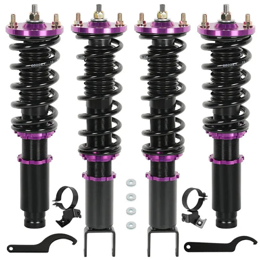 1988-1991 Honda ED Civic CRX DA Acura Integra Coilover Shock Absorbers Struts 4PCS