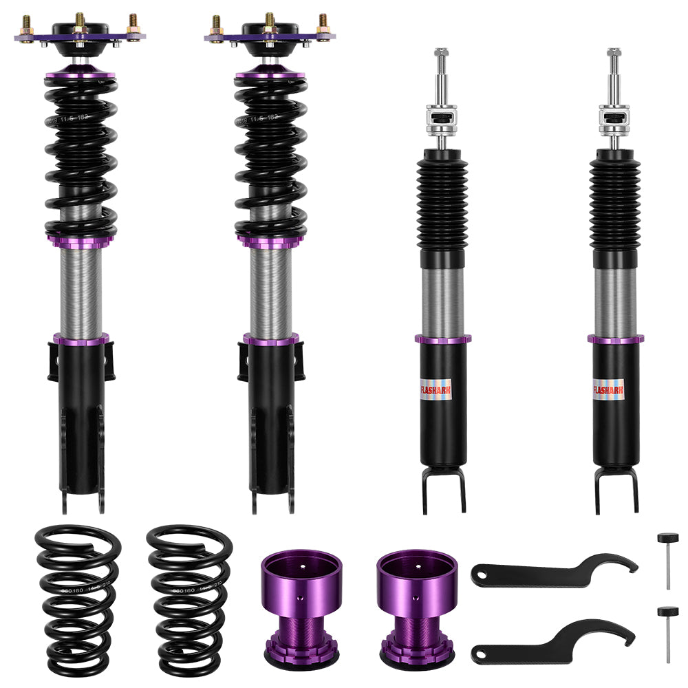 SPEEDWOW Coilovers for 2011-2014 Hyundai Sonata (YF), 32 Levels Damper Adjustable Coilovers Suspension Kit Shock Absorbers Struts Lowering Kit