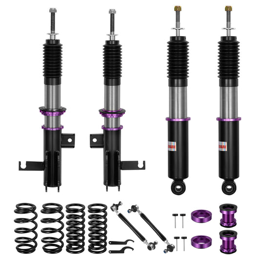 SPEEDWOW Coilovers Shocks Kits for 2013 - 2015 Chevrolet Malibu, 32 Levels Damper Adjustable Coilovers Suspension Struts Kit