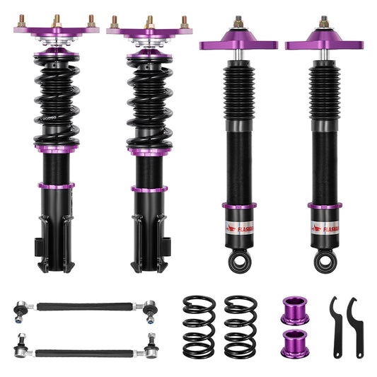 SPEEDWOW Coilovers Kits for 2011-2015 Hyundai Genesis Coupe 2-Door, 32 Levels Damper Adjustable Coilovers Suspension Kit Shock Absorbers Struts Coilover Lowering Kit