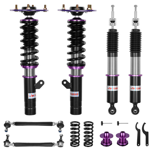 SPEEDWOW Coilovers Shocks Kits for 2012 - 2018 BMW 3-Series RWD, 32 Levels Damper Adjustable Coilovers Suspension Struts Kit