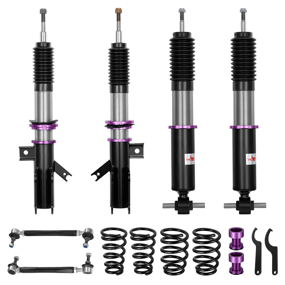 SPEEDWOW Coilovers Shocks Kits for 2013 - 2020 Ford Fusion, 32 Levels Damper Adjustable Coilovers Suspension Struts Kit