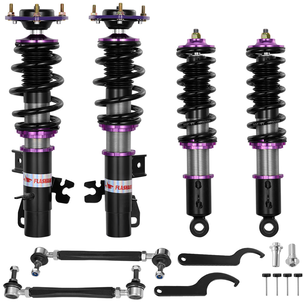 SPEEDWOW Coilovers for 2007-2015 MINI Cooper FWD, 32 Levels Damper Adjustable Coilovers Suspension Kit Shock Absorbers Struts Lowering KitPEEDWOW