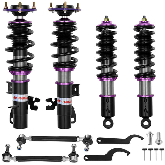 SPEEDWOW Coilovers for 2007-2015 MINI Cooper FWD, 32 Levels Damper Adjustable Coilovers Suspension Kit Shock Absorbers Struts Lowering KitPEEDWOW