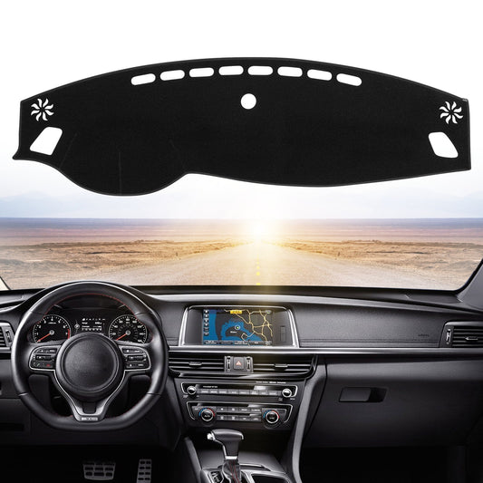 SPEEDWOW Dashboard Dash Cover Mat Carpet Compatible with 2016 2017 2018 2019 2020 Kia Optima