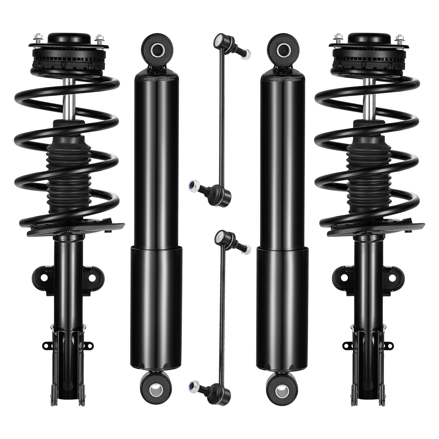 SPEEDWOW Front Struts Rear Shock Sway Bar for Dodge Grand Caravan Chrysler Town & Country