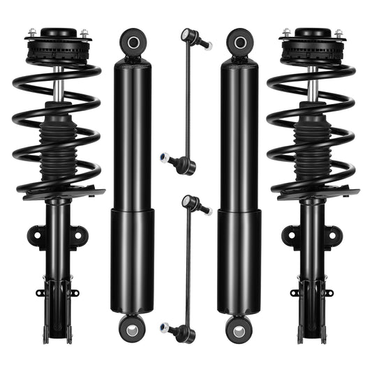 SPEEDWOW Front Struts Rear Shock Sway Bar for Dodge Grand Caravan Chrysler Town & Country
